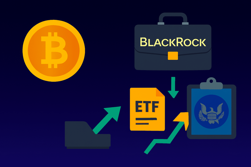 BlackRock filed with the SEC to launch a Bitcoin income ETF using covered call strategies, expanding institutional crypto investment options.