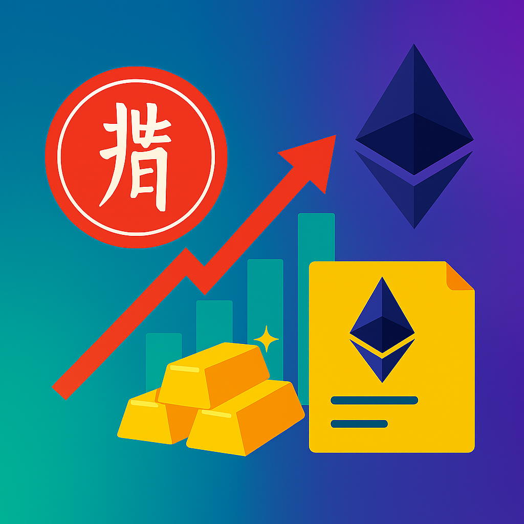 Hang Seng Investment launches gold ETF on HKEX with Ethereum tokenized shares, merging bullion and blockchain innovation.