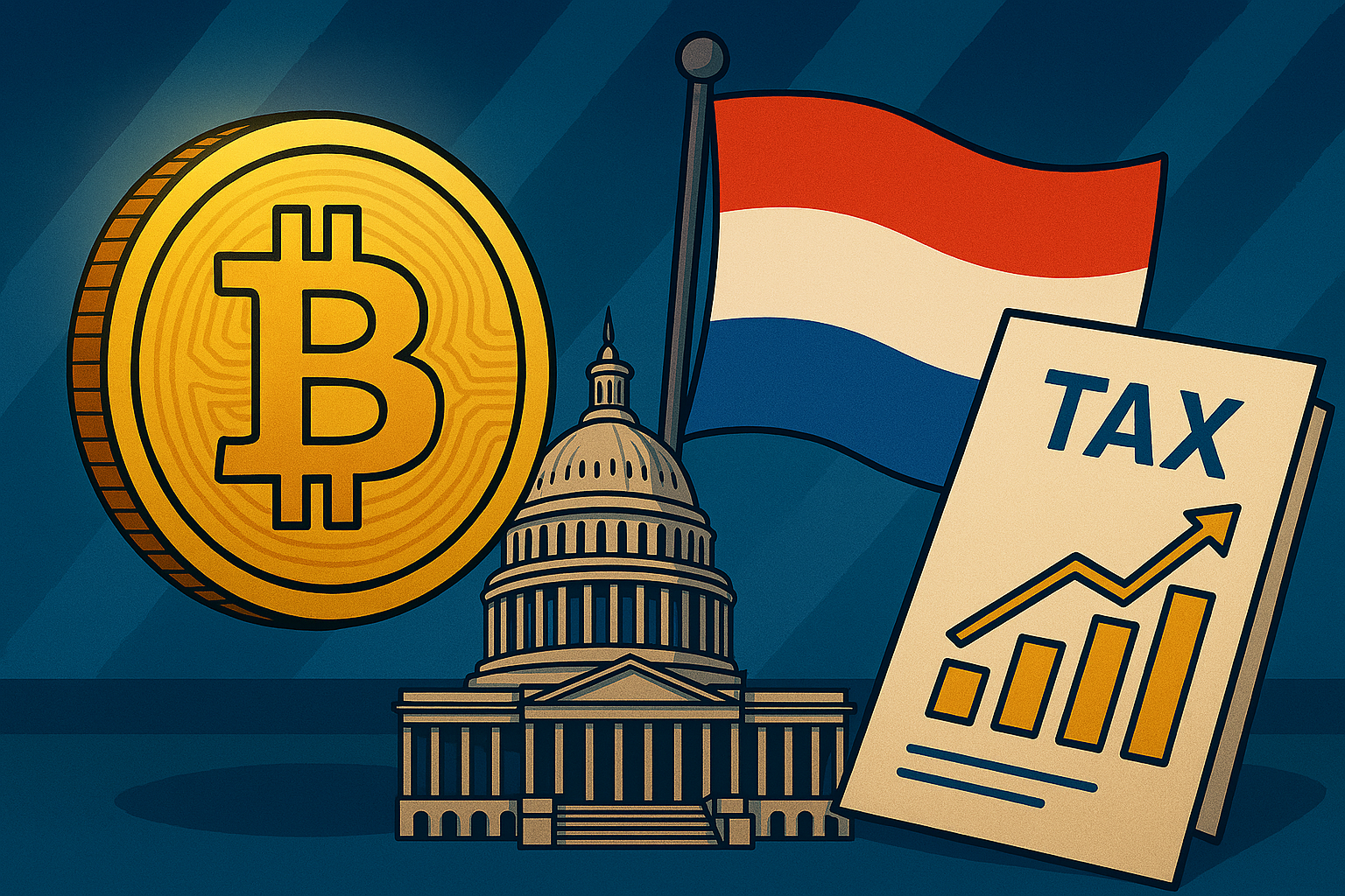 Netherlands Moves Toward Taxing Unrealized Bitcoin and Investment Gains