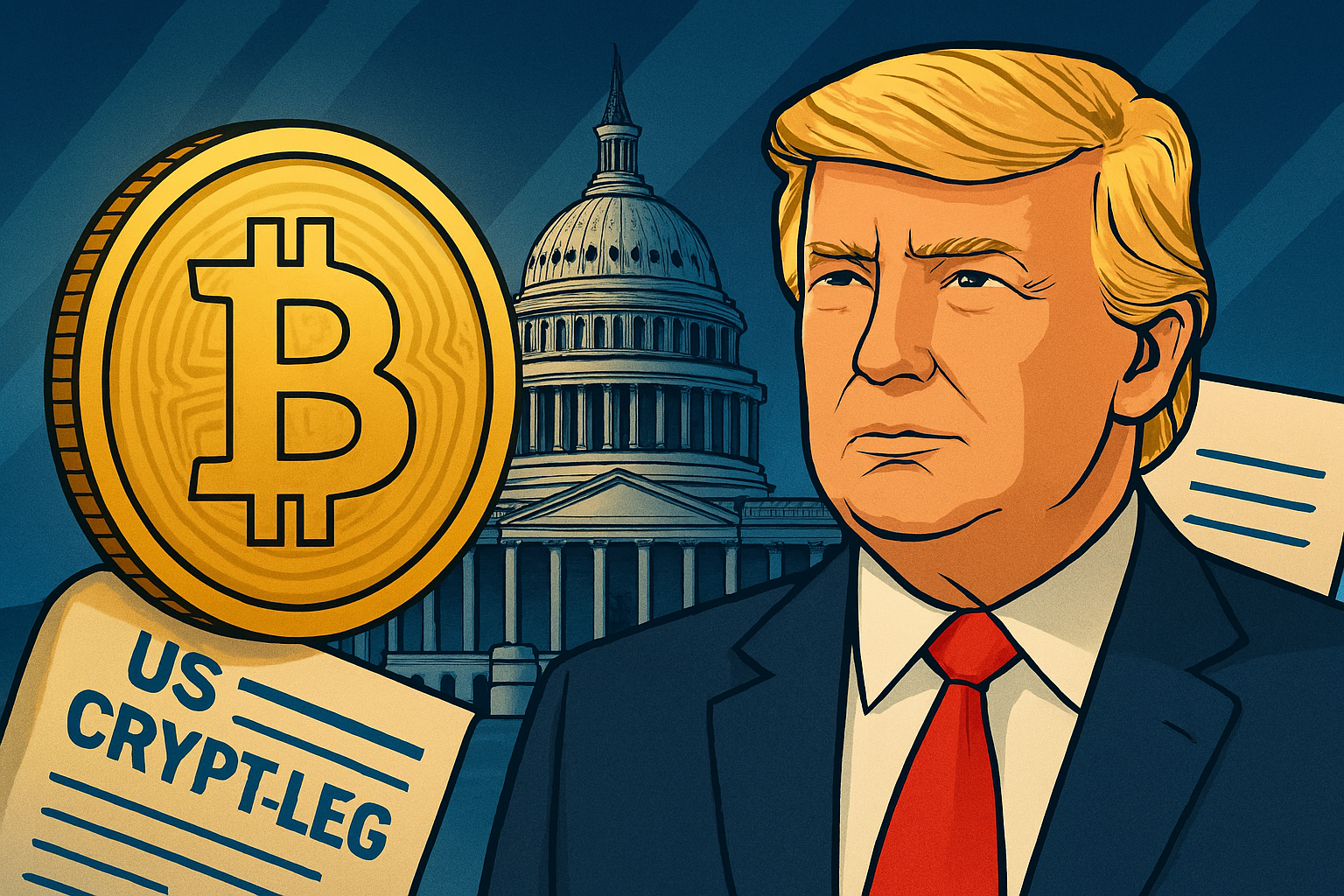 Trump Pledges to Sign Major US Crypto Market Bill Soon
