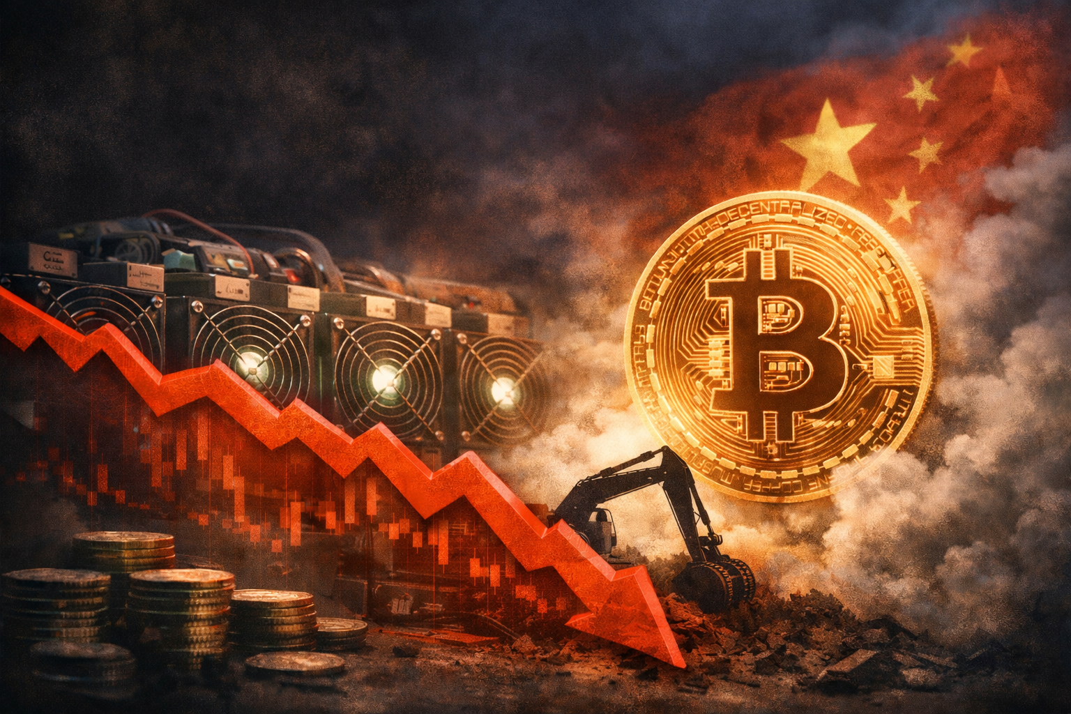 Bitcoin Mining Difficulty Drops 11.16%, Biggest Since 2021 China Crackdown