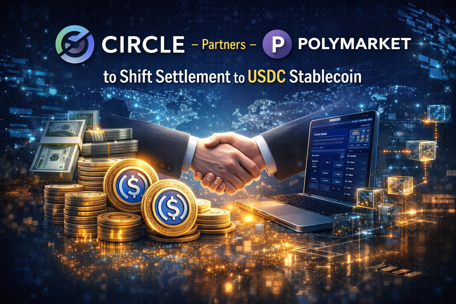 Circle Partners With Polymarket to Shift Settlement to USDC Stablecoin
