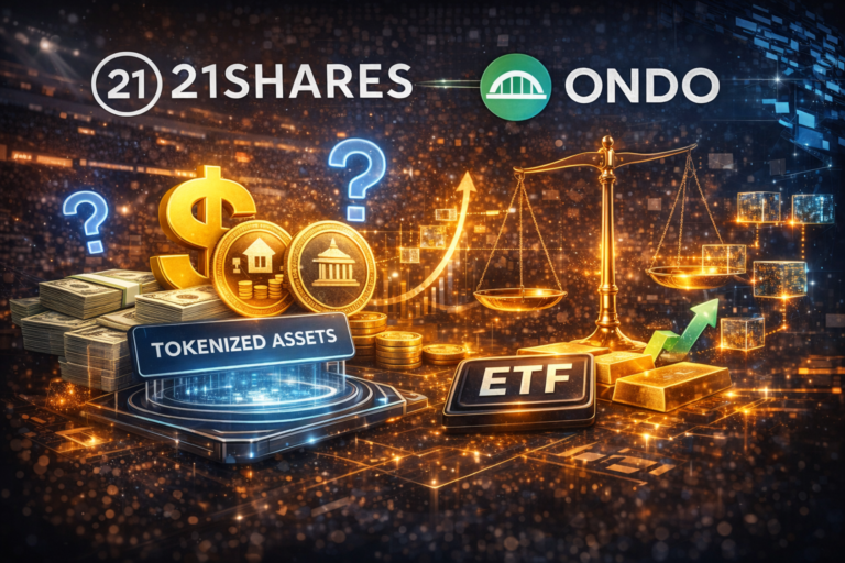 21Shares files an S-1 for an ONDO ETF, signaling rising institutional interest in tokenized real-world assets and regulated crypto investment products.