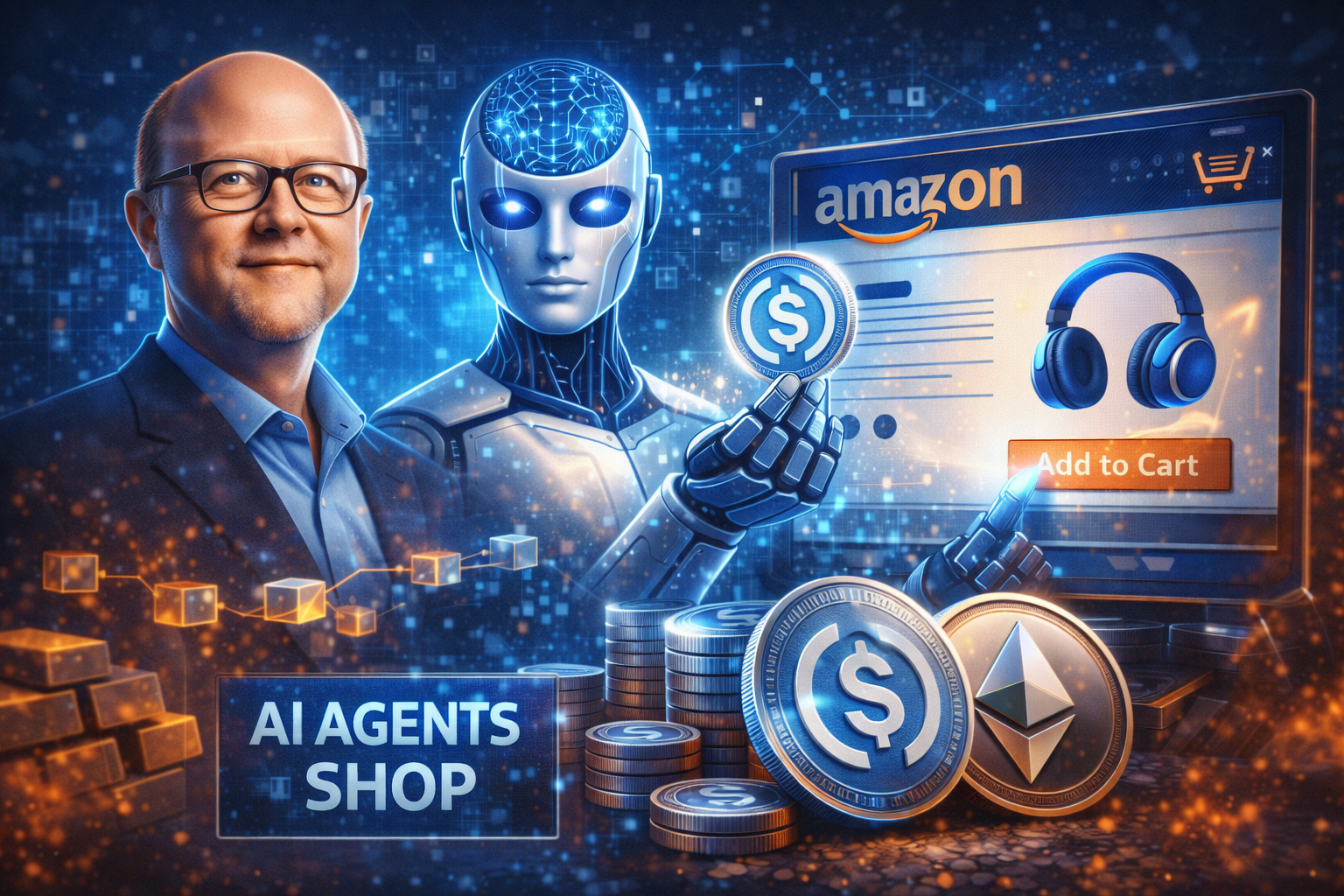 Jeremy Allaire Signals New Era as USDC Stablecoin Enables AI Agents to Shop on Amazon
