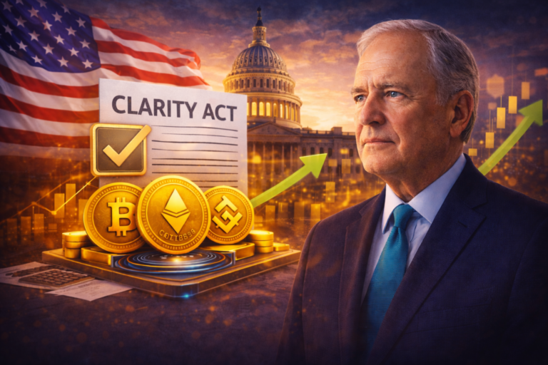 Treasury Secretary Scott Bessent says passing the CLARITY Act could stabilize markets, reduce volatility, and improve cryptocurrency investor confidence overall.
