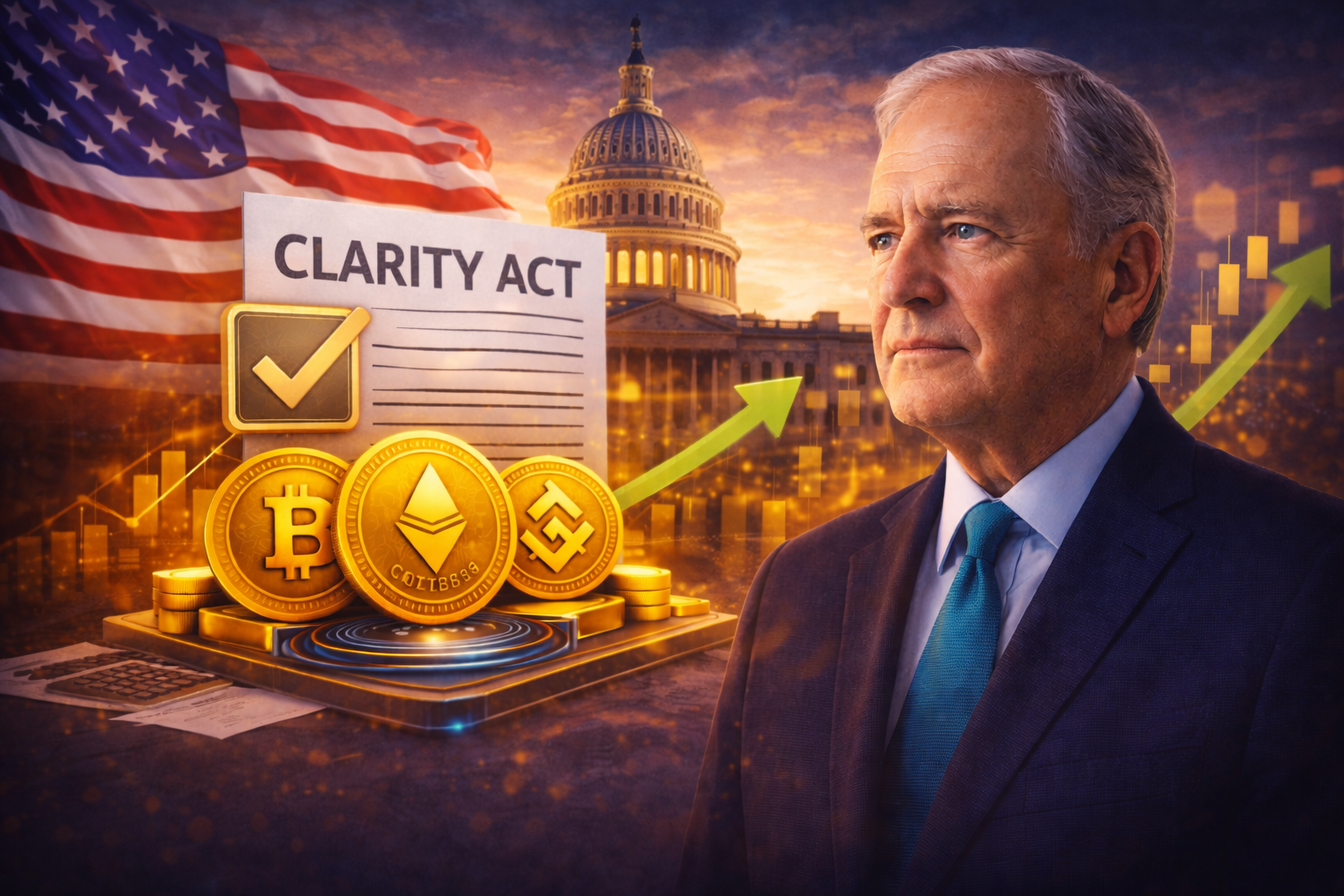 Passing CLARITY Act Could Calm Crypto Markets, Says Treasury Secretary