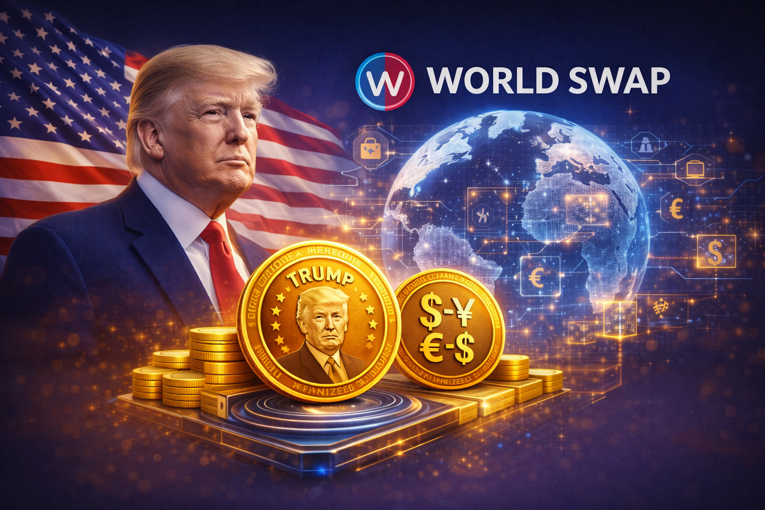 Trump-Backed Crypto Firm Unveils World Swap for Cheaper Global Payments