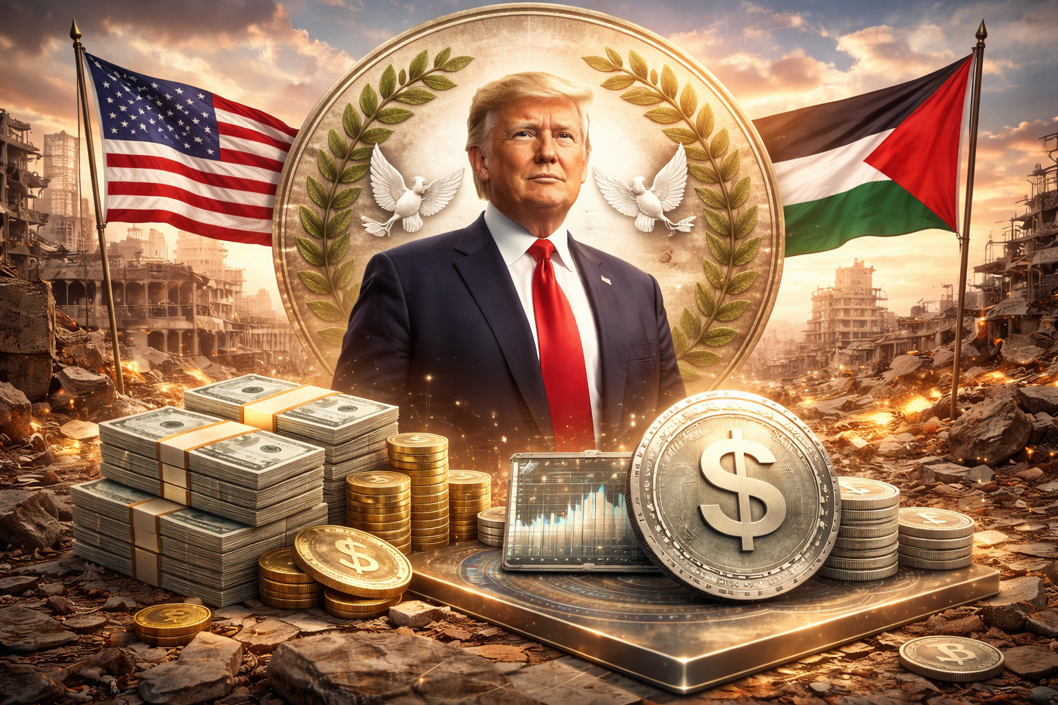 Trump’s Board of Peace Explores Dollar-Pegged Stablecoin for Gaza