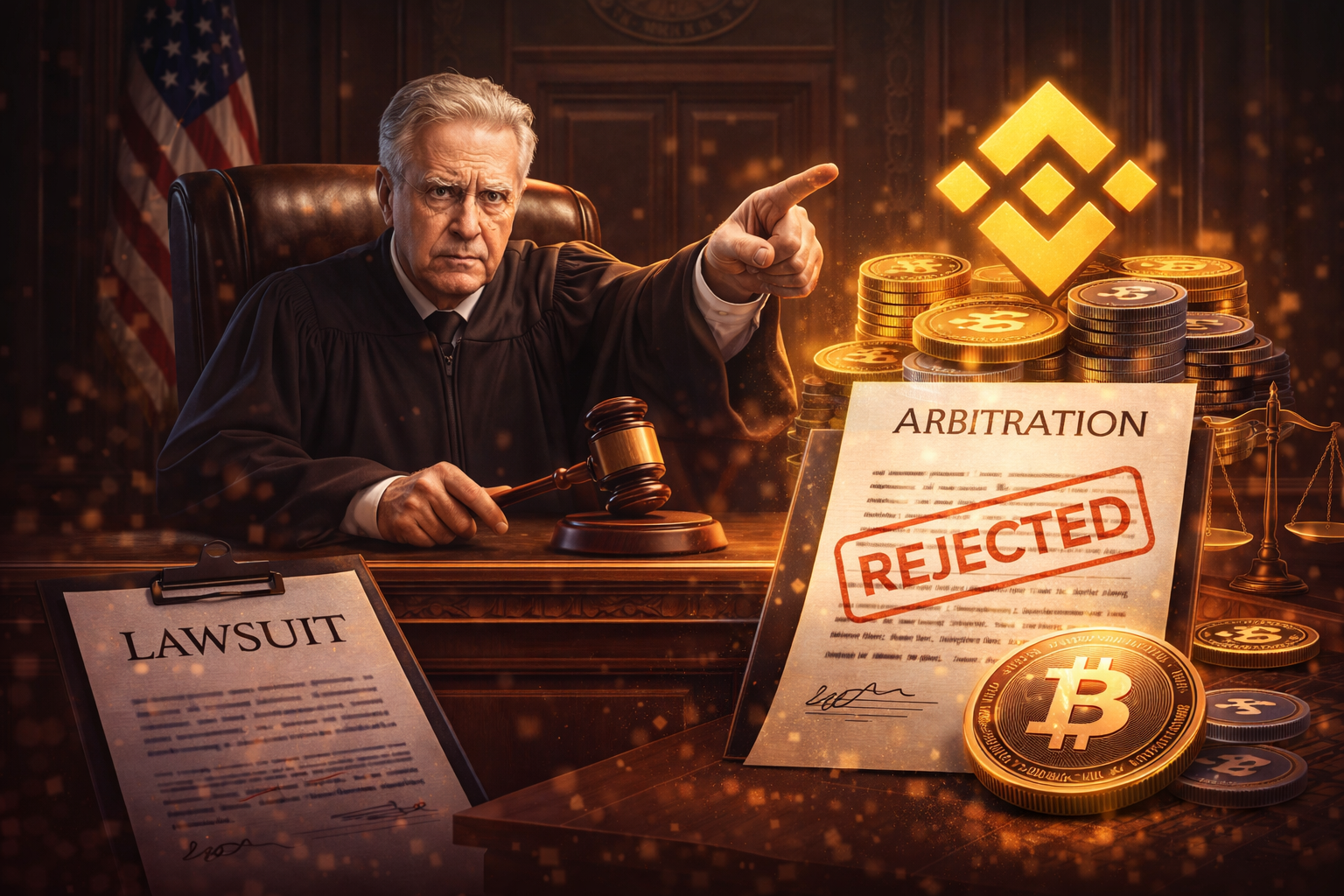 U.S. Judge Rejects Binance Bid to Move Token Lawsuit to Arbitration