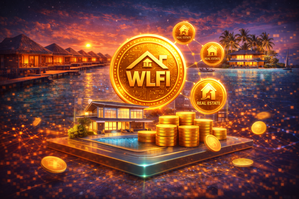 WLFI expands into tokenized real estate through Maldives luxury resort financing, highlighting compliant property tokenization trends and institutional blockchain adoption.