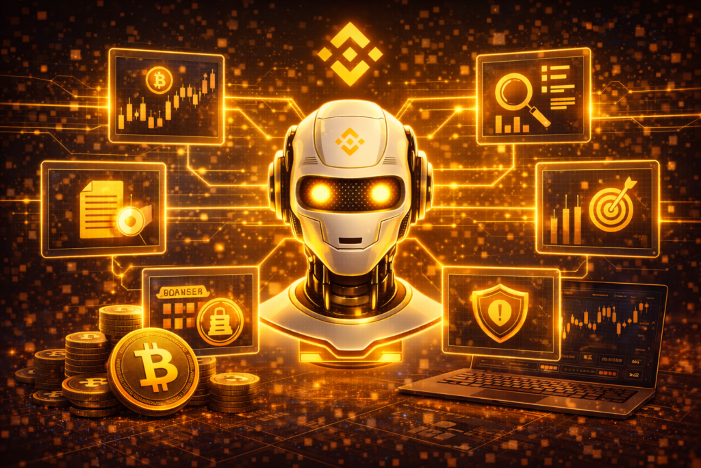 Binance launches 7 AI Agent Skills enabling automated trading, wallet analysis, smart money tracking, and built-in crypto security tools.