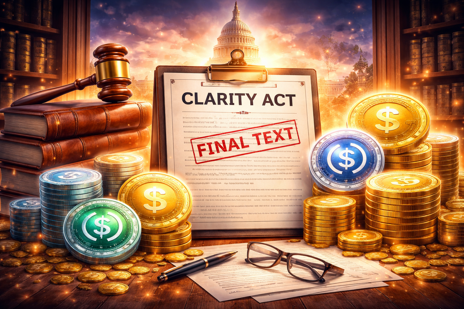 CLARITY Act Final Text Expected This Week on Stablecoin Yield Rules