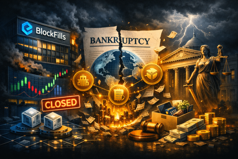 Crypto lender BlockFills filed Chapter 11 bankruptcy in Delaware after losses, withdrawal freeze, and lawsuits, as the firm seeks restructuring to recover funds.