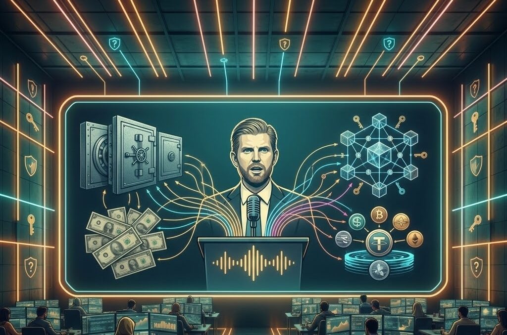 Eric Trump attacks major U.S. banks, claiming they block crypto and stablecoin growth while highlighting yield suppression and systemic inefficiencies.