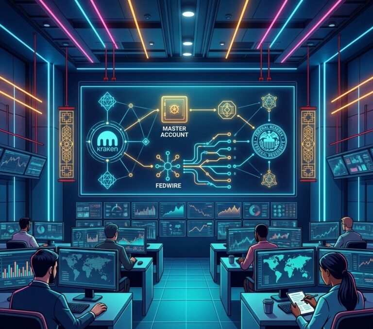 Kraken Financial secures Federal Reserve master account, becoming first crypto bank with direct Fedwire access and regulated U.S. payment connectivity.