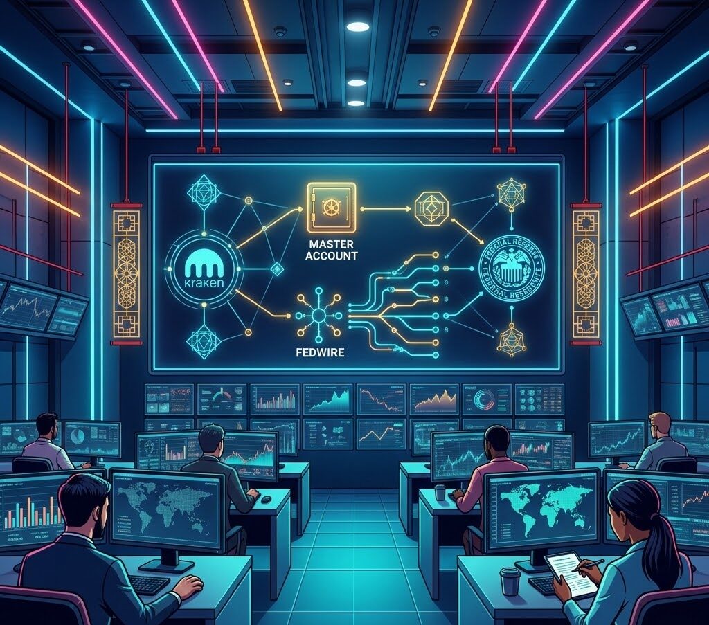 Kraken Financial secures Federal Reserve master account, becoming first crypto bank with direct Fedwire access and regulated U.S. payment connectivity.