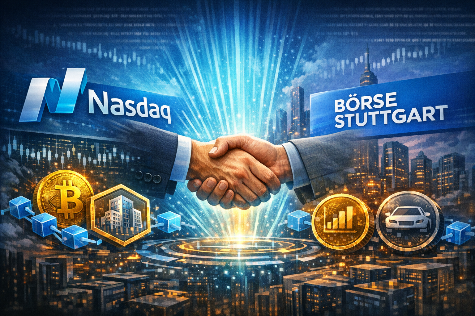 Nasdaq and Börse Stuttgart Join Forces for Tokenized Asset Settlement