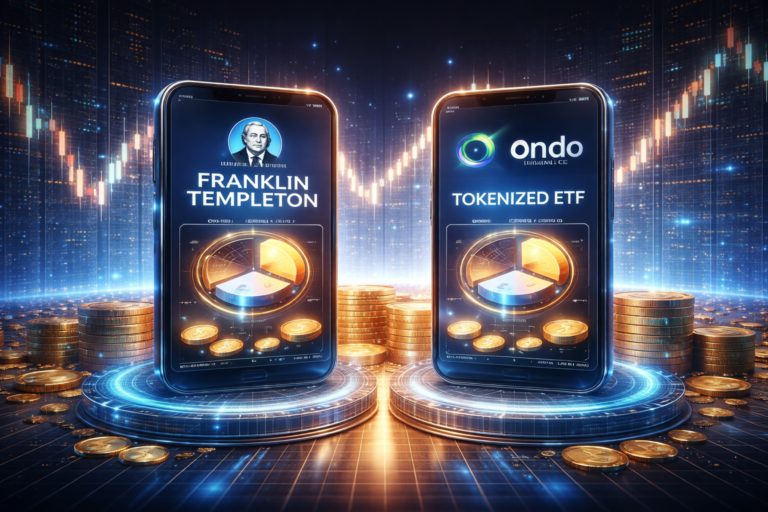 Franklin Templeton and Ondo launch tokenized ETFs for 24/7 trading via crypto wallets, bringing stocks, bonds, and gold investments onto blockchain networks worldwide.