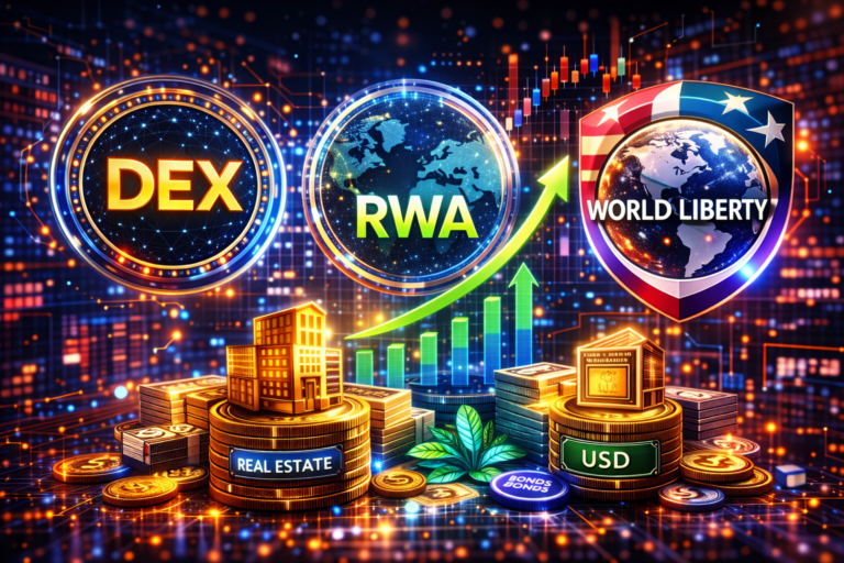 Aster DEX and World Liberty integrate $USD1 to power tokenized commodities, offering low fees and driving rapid growth in RWA markets.