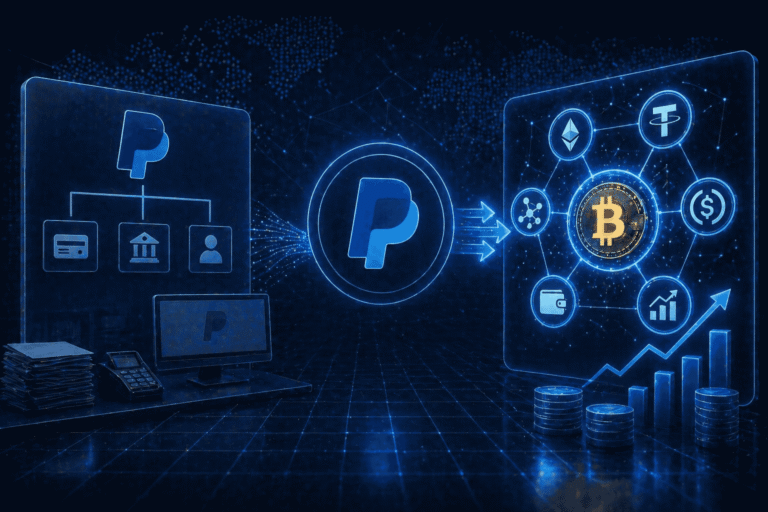 PayPal reorganizes into three segments, making crypto a core pillar, highlighting PYUSD  growth plans and faster future decisions.