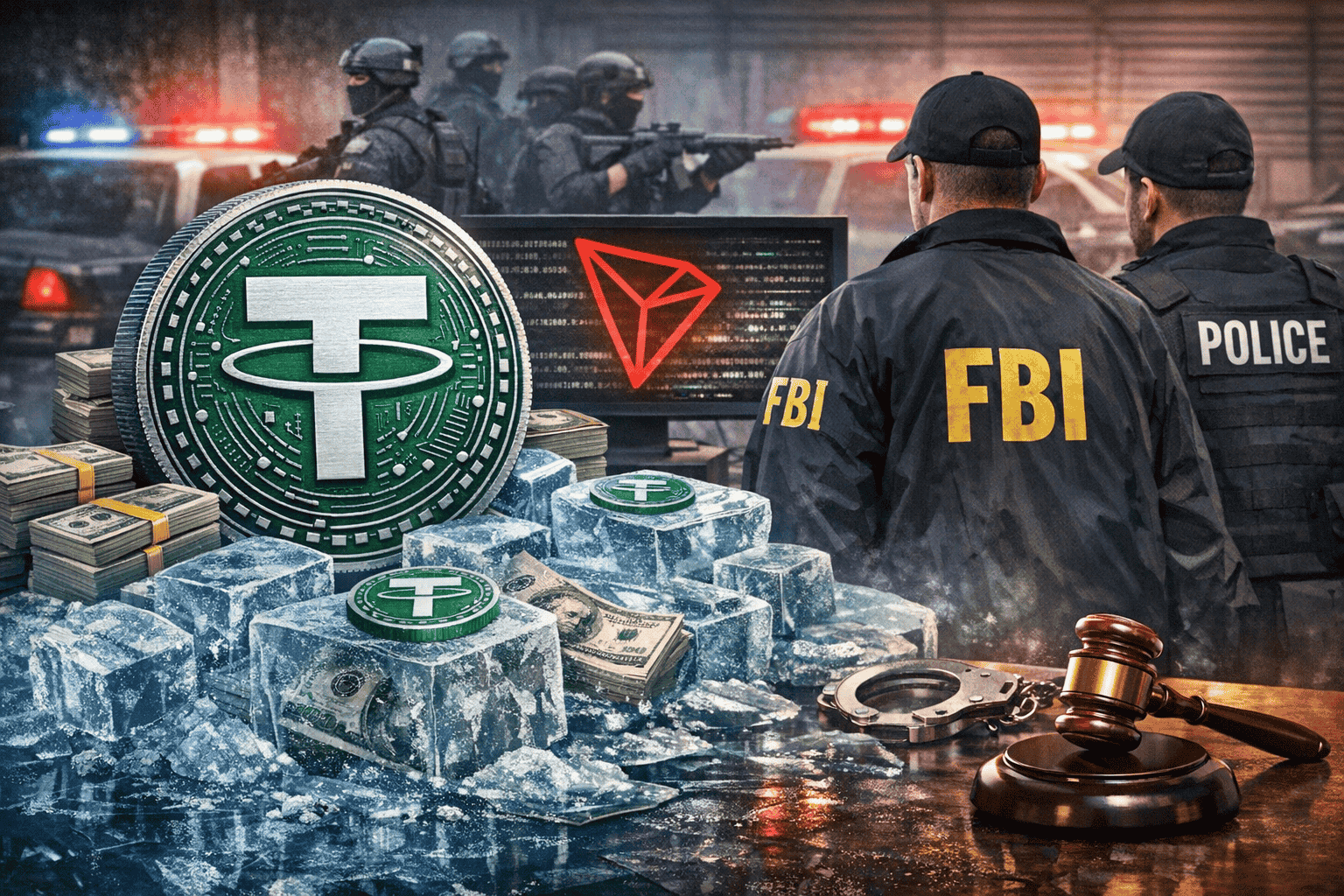 Tether Freezes $344M USDT in Major Tron Crackdown with US Authorities