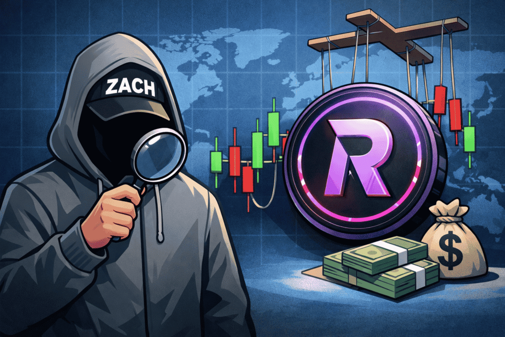 Crypto investigator ZachXBT warns of RAVE token manipulation, claims insiders control over 90% supply, and offers $25K bounty for proof.
