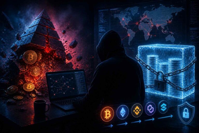 $150M crypto Ponzi scheme collapses as ZachXBT tracks $92M laundering and helps freeze $41.5M with global exchanges and authorities