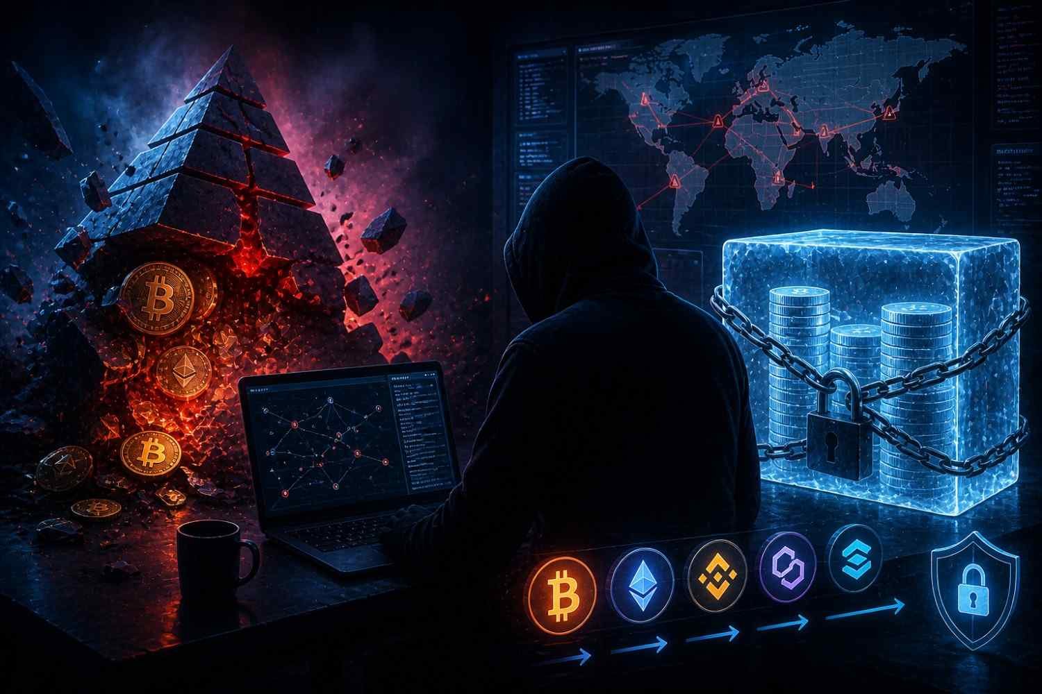$150M Crypto Ponzi Collapse as ZachXBT Helps Freeze $41.5M Across Chains