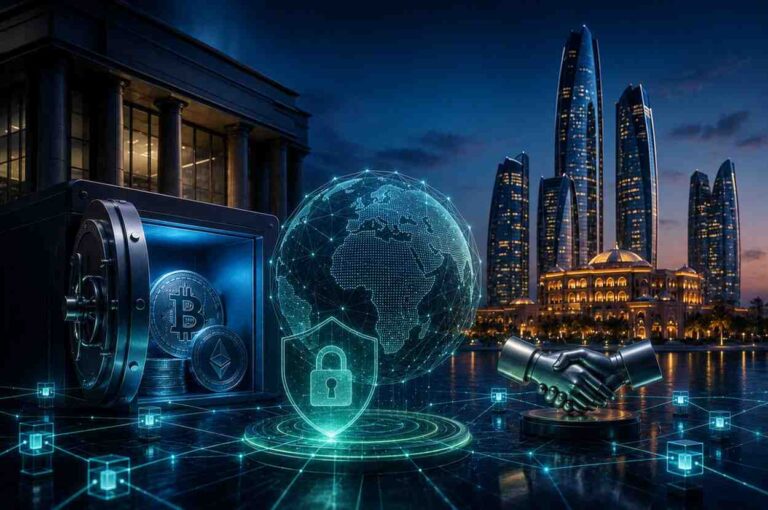 BNY strengthens its global crypto custody strategy by expanding into Abu Dhabi through a new partnership focused on secure digital asset infrastructure and blockchain adoption.