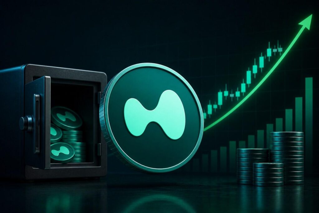 HYPE token price rises as Hyperliquid treasury demand grows, tightening supply, boosting hype crypto price, and improving Hyperliquid  price outlook strongly