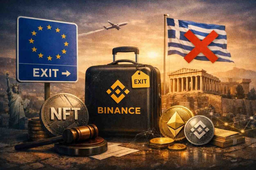 Binance may lose EU access as Greece is expected to reject its MiCA license application, raising regulatory concerns across Europe within weeks.
