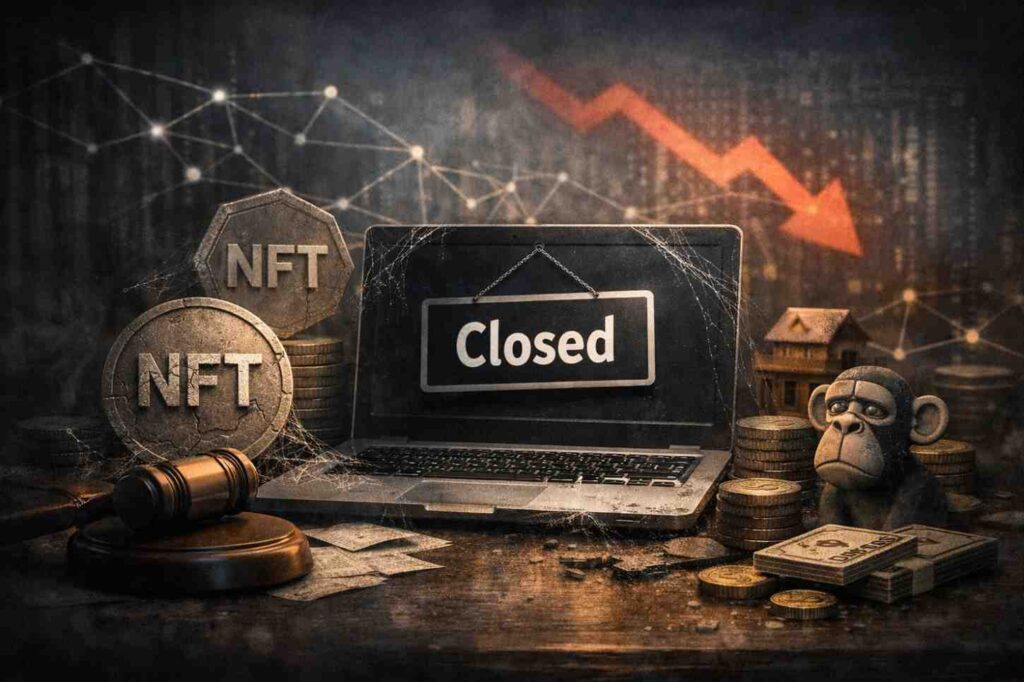 NFTfi shuts down as NFT lending market shrinks, ending operations after processing $737M loans and shaping early NFT finance ecosystem globally.