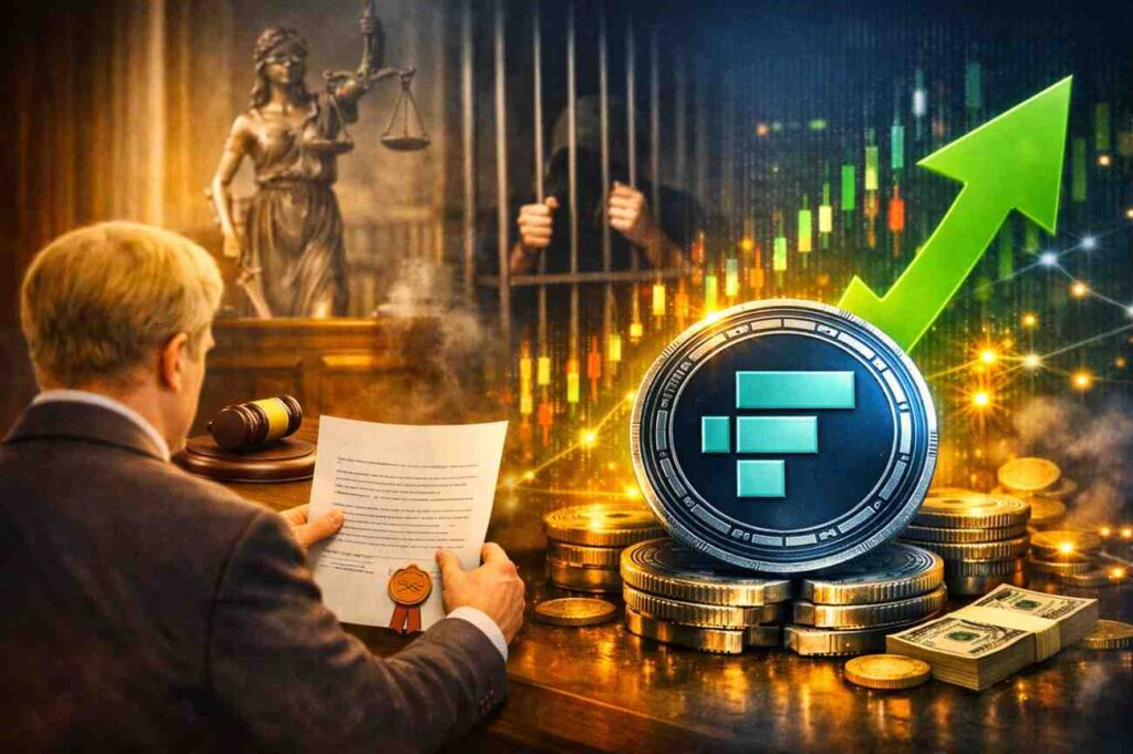 Sam Bankman-Fried seeks a Trump pardon after FTX collapse conviction, while FTT token jumps 62% amid renewed market speculation.