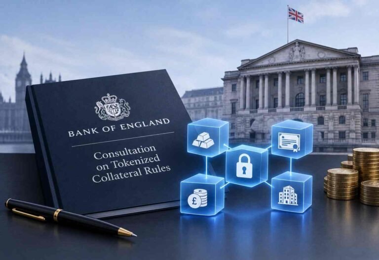 The Bank of England seeks feedback on tokenized collateral rules, aiming to support financial innovation while maintaining safety across clearing markets.