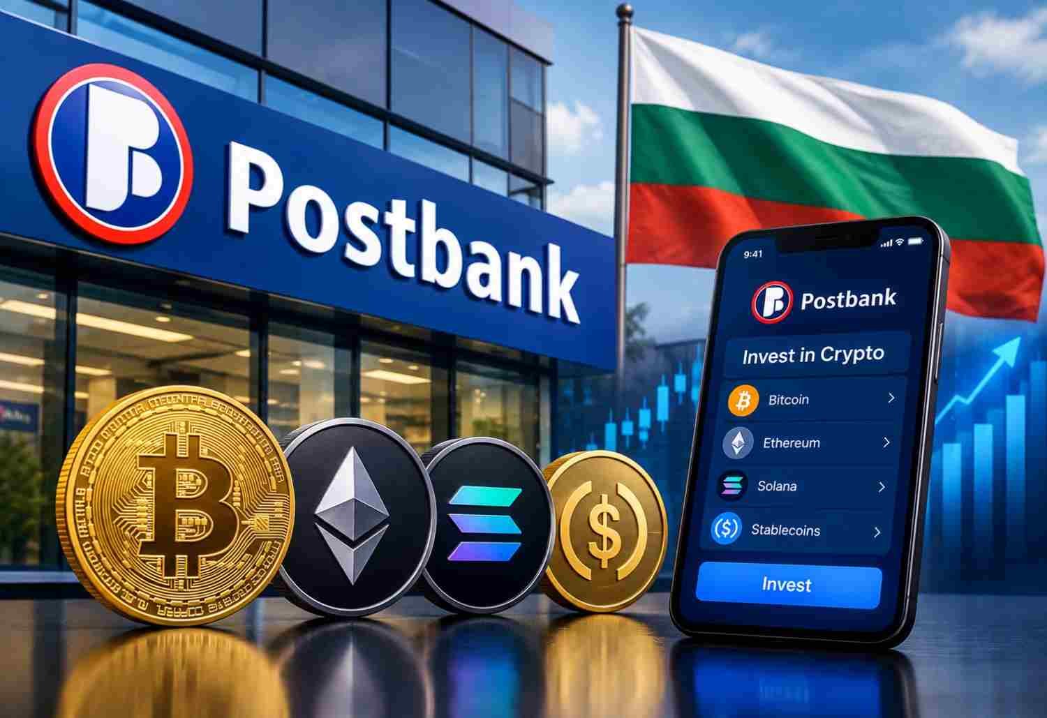 Bulgaria’s Postbank to Launch Crypto Investment Services in 2027