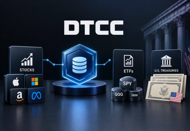 DTCC launches its securities tokenization service with 34 assets, enabling faster blockchain transfers while preserving traditional ownership rights and investor protections.